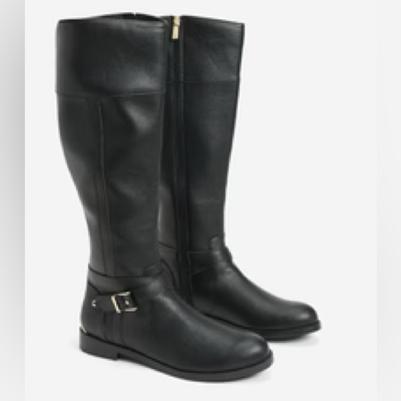 REACTION Kenneth Cole Tall Wind Riding Black Boot Size 9.5 - Picture 6 of 6